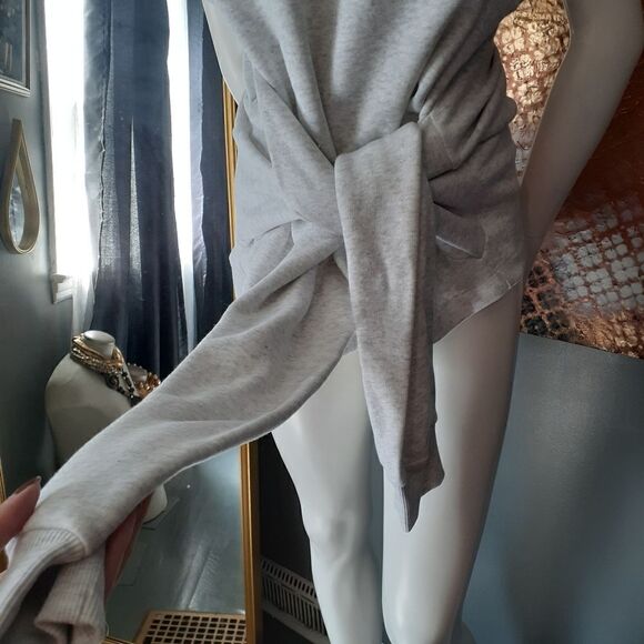 NWT Zara Cotton Blend Sleeveless Sweatshirt - Picture 6 of 11